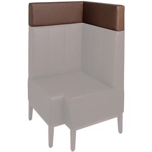 Vega Opzetstuk Adapto hoek; 75x75x25 cm (BxDxH); bruin
