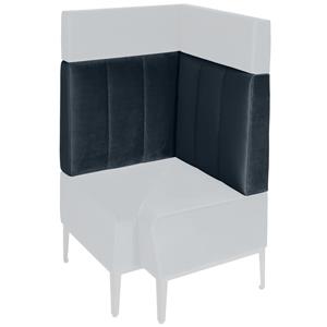 Vega Rugelement Adapto hoek fluweel; 75x75x56 cm (BxDxH); donkerblauw