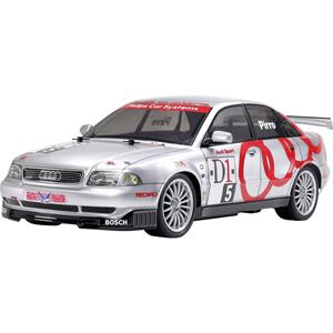 Tamiya TT-01E Audi A4 Quattro Brushed 1:10 RC Modellauto Elektro Straßenmodell Allradantrieb (4WD)