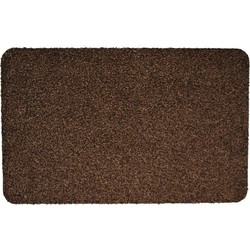 Veer Carpets  Wasbare Deurmat Aqua Stop 50 × 80 cm - Brown