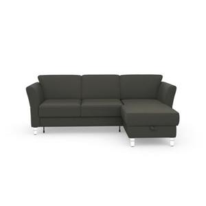 sit&more Hoekbank Visby L-vorm naar keuze met slaapfunctie en bedkist, vrij plaatsbaar