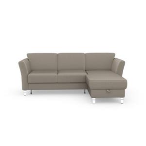 sit&more Hoekbank Visby V naar keuze met slaapfunctie en bedkist, vrij plaatsbaar