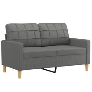 Vida XL 2-delige Loungeset met kussens stof donkergrijs SKU: V3201275