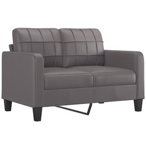 Vida XL 2-delige Loungeset met kussens kunstleer grijs SKU: V3201360