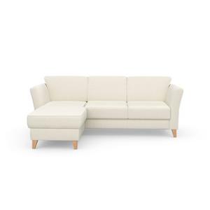 sit&more Ecksofa "Visby L-Form", Wahlweise mit Bettfunktion und Bettkasten, frei im Raum stellbar