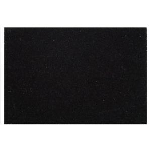 SVJ Home Decorations Svj Deurmat Rechthoekig - 80 X 100 X 1 Cm - Kokos - Zwart
