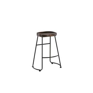 Nohr Barkruk Fotini Grenenhout (zithoogte 74cm) - Zwart