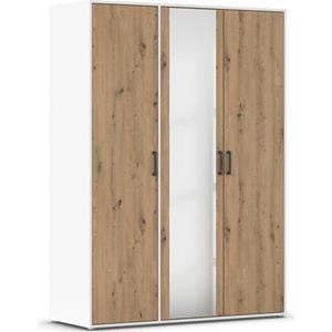 Drehtürenschrank  Yarm ¦ weiß ¦ Maße (cm): B: 140 H: 194  - Möbel Kraft