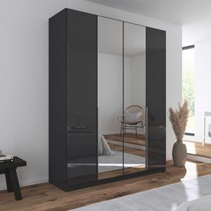 Rauch Draaideurkast Kleiderschrank Kleiderschränke Schrank Garderobe AGORDO mit Glasfront