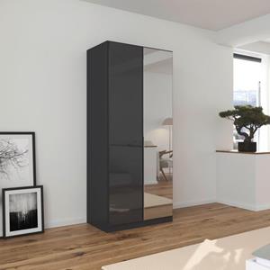 Rauch Draaideurkast Kleiderschrank Kleiderschränke Schrank Garderobe AGORDO mit Glasfront