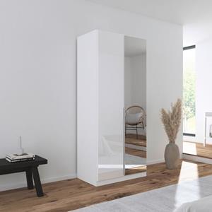 Rauch Draaideurkast Kleiderschrank Kleiderschränke Schrank Garderobe AGORDO mit Glasfront
