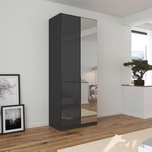Rauch Draaideurkast Kleiderschrank Kleiderschränke Schrank Garderobe AGORDO mit Glasfront