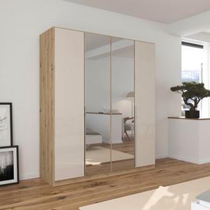 Rauch Draaideurkast Kleiderschrank Kleiderschränke Schrank Garderobe AGORDO mit Glasfront