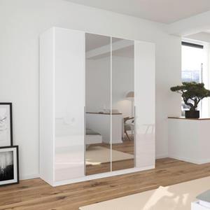 Rauch Draaideurkast Kleiderschrank Kleiderschränke Schrank Garderobe AGORDO mit Glasfront