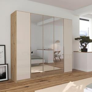 Rauch Draaideurkast Kleiderschrank Kleiderschränke Schrank Garderobe AGORDO mit Glasfront