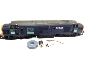 Crazytoys micromotor 0T006G motor ombouwset voor Hornby Class A3, Class B17/4, Class 6P Patriot, Class 7MT, Standard 9F, Gordon class, GWR 2800, Class 37, Class 47, Thomas the train