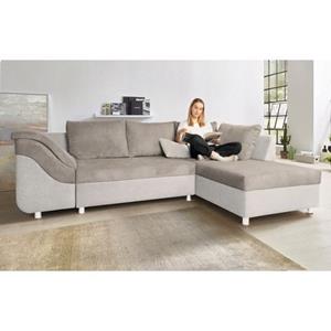 COLLECTION AB Hoekbank Sally L-vorm met en zonder slaapfunctie, inclusief losse rug- en sierkussens