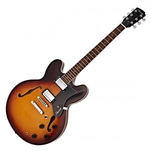 Hartwood Revival Semi-Akoestische Gitaar Sunburst - Bijna Nieuw