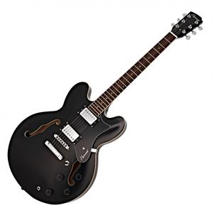 Hartwood Revival Semi-akoestische Gitaar Jet Black