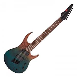 G4M 529 Pro Fanned Fret 7-snarige Elektrische Gitaar Ocean Fade