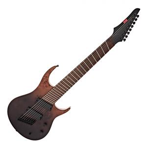 G4M 529 Pro Fanned Fret 8-snarige Elektrische Gitaar Grey Tide Fade