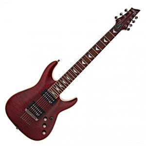 Schecter Omen Extreme-7 Elektrische Gitaar Black Cherry
