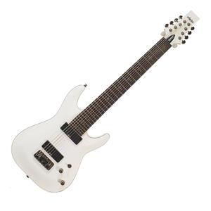 Schecter Demon-8 Elektrische Gitaar Vintage White - Ex demo