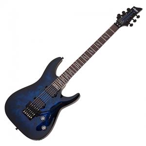 Schecter Omen Elite-6 FR See-Thru Blue Burst
