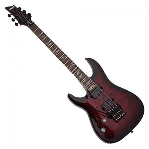 Schecter Omen Elite-6 FR Left Handed Black Cherry Burst