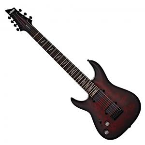 Schecter Omen Elite-7 Left Handed Black Cherry Burst