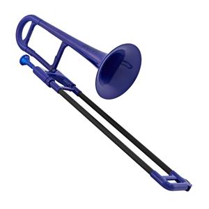 pBone Mini Kunststof Trombone Blauw