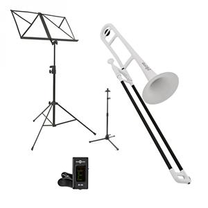 pBone Kunststof Trombone Wit