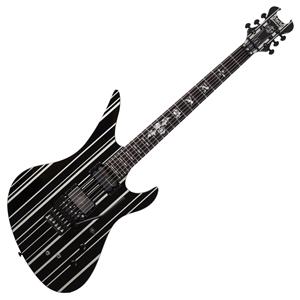 Schecter Synyster Custom-S Gloss Black w/Silver Pin Stripes