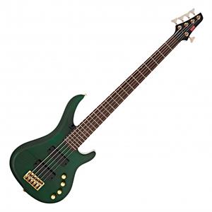 G4M 878 5-snarige Basgitaar Emerald