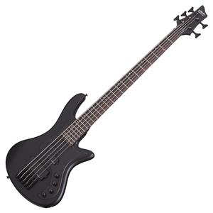 Schecter Stiletto Stealth-5 Bass Guitar Satin Black
