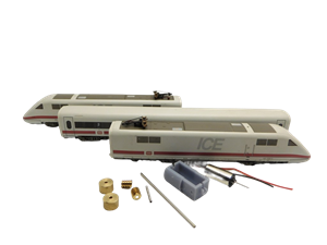 Crazytoys micromotor NM061C motor ombouwset voor Minitrix BR 401, ICE