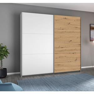 rauch Zweefdeurkast Aurelio slaapkamerkast bestseller in de slaapkamer-garderobe in rechtlijnig ontwerp met decor- of hoogglans front made in germany