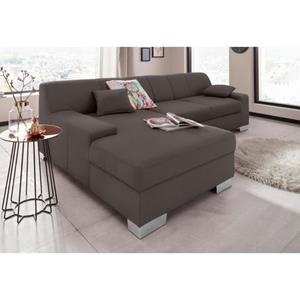 DOMO collection Hoekbank Bero optioneel met slaapfunctie