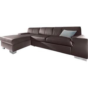 DOMO collection Hoekbank Star optioneel met slaapfunctie