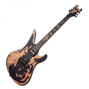 Schecter Synester Gates Custom S Distressed Satin Black
