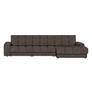Woood Second Date Chaise Longue Rechts - Vintage - Warm Grijs