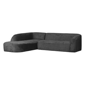 BePureHome Hoekbank Links Sloping - Velvet - Mountain - 77x274x225|87