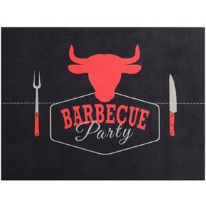Primaflor-Ideen in Textil Mat Barbecue-onderlegger BARBECUE zwart
