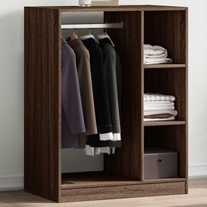VidaXL Kledingkast 77x48x102 cm bewerkt hout grijs sonoma eikenkleurig