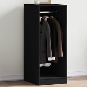 VidaXL Kledingkast 48x41x102 cm bewerkt hout zwart
