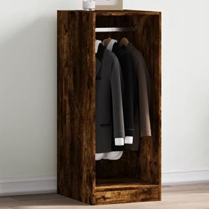 VidaXL Kledingkast 48x41x102 cm bewerkt hout gerookt eikenkleurig