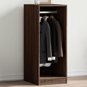 VidaXL Kledingkast 48x41x102 cm bewerkt hout bruin eikenkleurig
