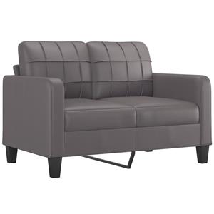VidaXL 3-delige Loungeset met kussens kunstleer grijs