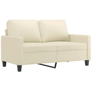 VidaXL 2-delige Loungeset met kussens kunstleer crème