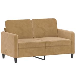 VidaXL 2-delige Loungeset fluweel bruin